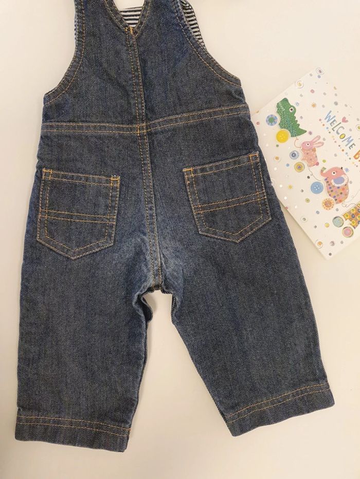 Salopette Jean Petit Bateau Unisexe 3 mois - photo numéro 3