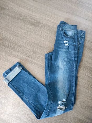 Jean à trous 12 ans fille