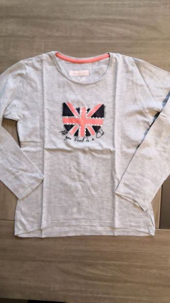 T-shirt manches longues fille In Extenso 8 ans
