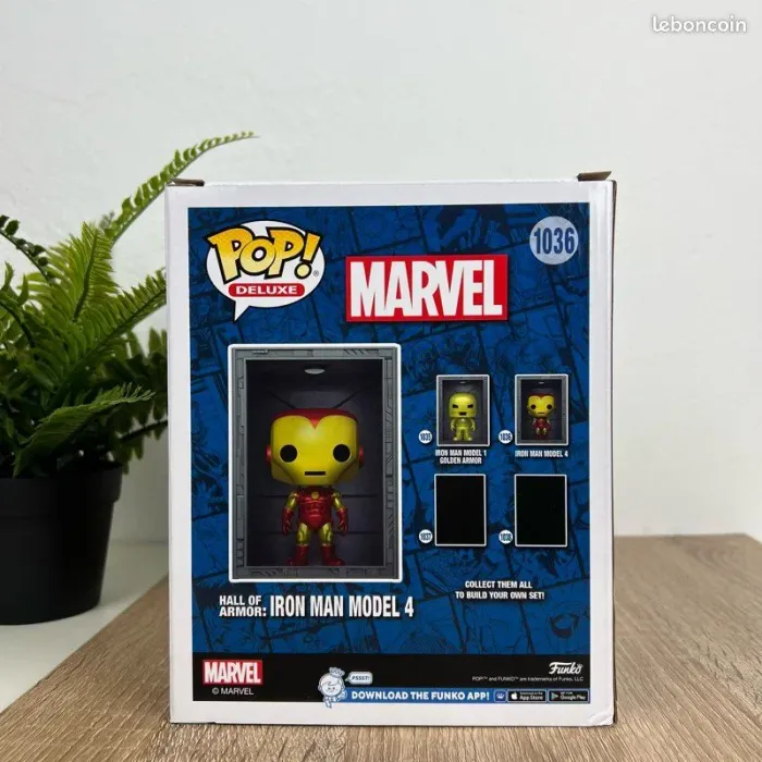 Figurine Funko Pop Deluxe - Iron Man / Hall of Armor Model 4 #1036 - photo numéro 4