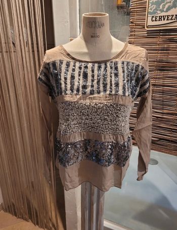 Top kosmika sequins taille m
