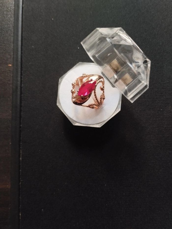 Bague vintage Marquise avec coffret cadeau - photo numéro 3