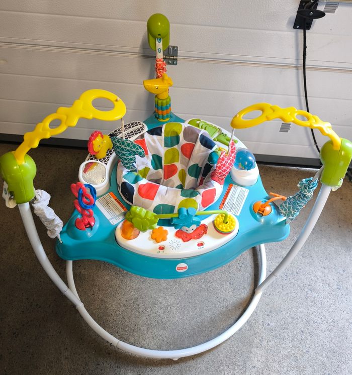 Jumperoo des animaux fisher price
