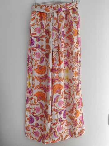 Pantalon fluide orange 