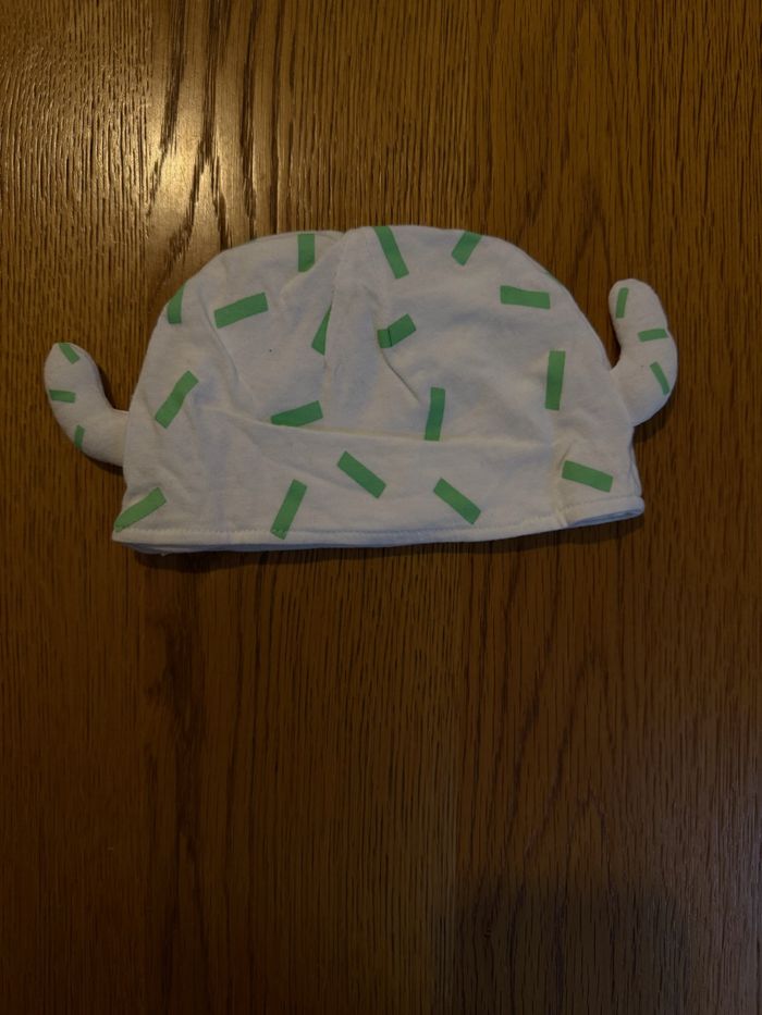 Bonnet Bébé 44 cm Blanc Premaman - photo numéro 2