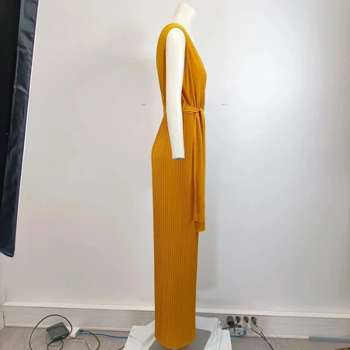 Combinaison Jaune Moutarde - Décolleté V - A1 - TU A289 - photo numéro 3
