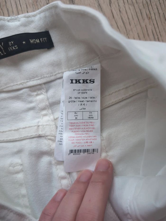 Jean mom black maxi volume fille ikks 26 - photo numéro 3