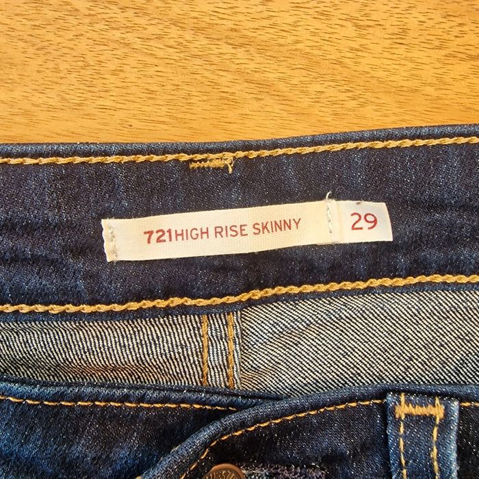 Jeans levi's 721 Skinny 29/28 - photo numéro 12