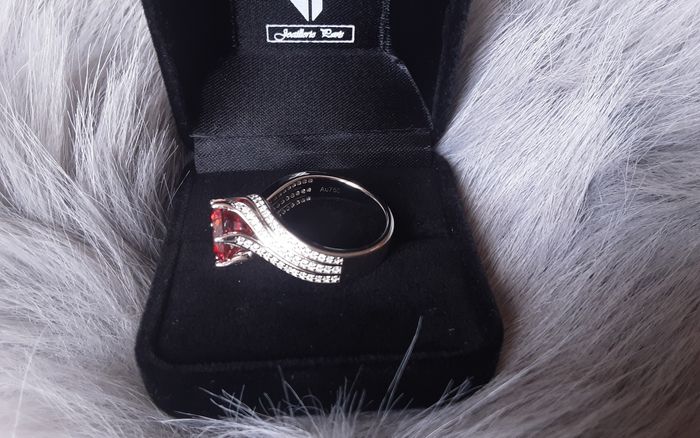Bague mariage fiançailles anniversaire gravée Au750 Moissanite 9mm 3carats - photo numéro 5
