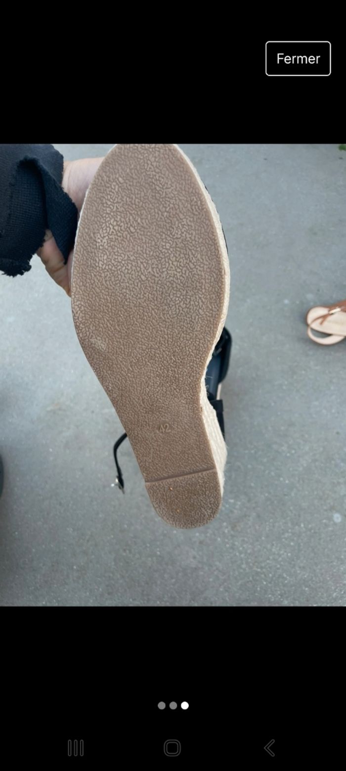 Chaussures à plateforme ( compenser) femme - photo numéro 3