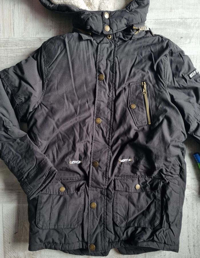 Manteau chaud doublé sherpa 12 ans - photo numéro 2