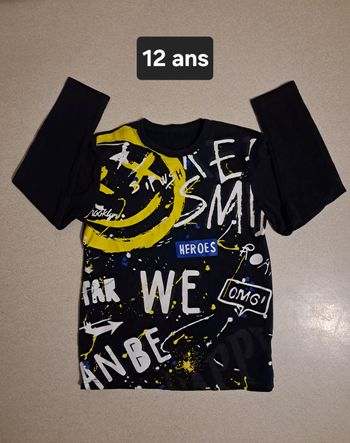Tee-shirt ML 12 ans