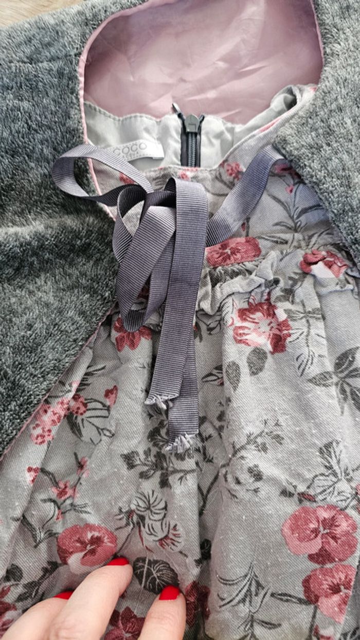 Ensemble robe + bolero fourrure 4 ans - photo numéro 4