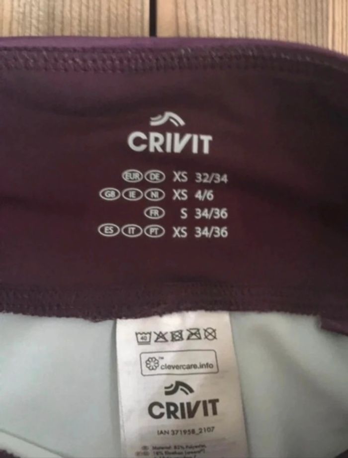 Legging sport crivit taille 34/36 - photo numéro 3