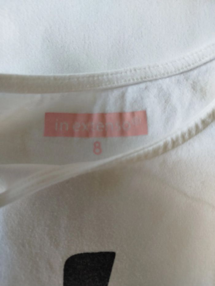 haut blanc avec pompon 8ans - photo numéro 5