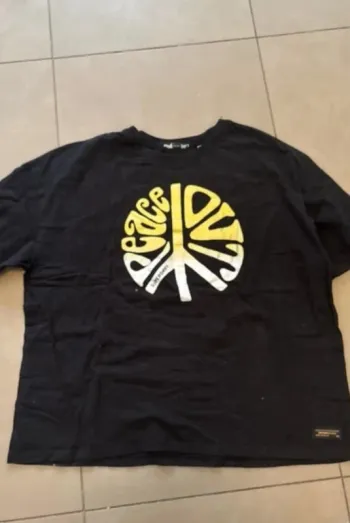 🖤 T-shirt noir imprimé Peace & Love 44 superdry 🖤