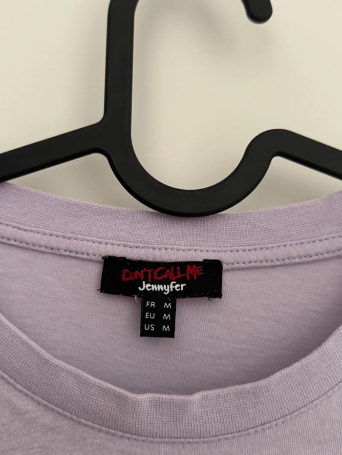 T-shirt oversize lila Jennyfer - photo numéro 4