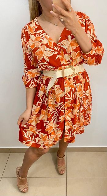 Robe fluide imprimée