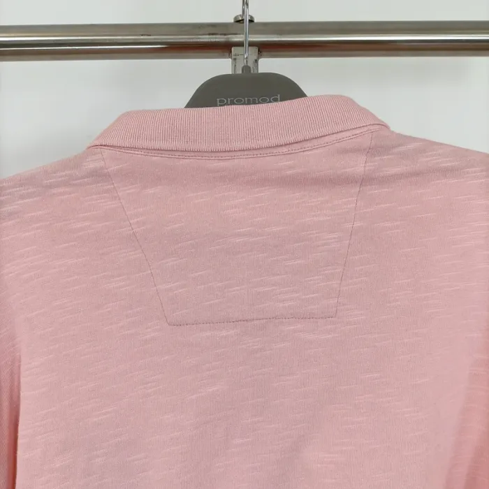 Polo Rose clair 100% coton - léger, Taille M - A398 - photo numéro 8