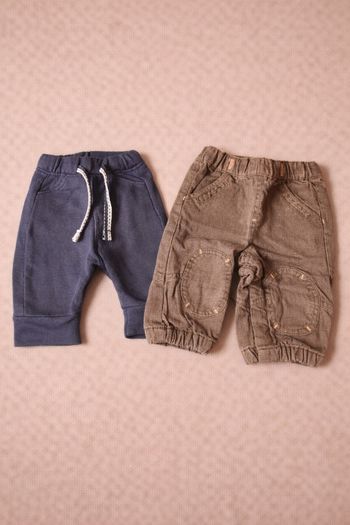 Lot 2 pantalons 3 mois Petit Kimbaloo & Tape à l'œil très bon état