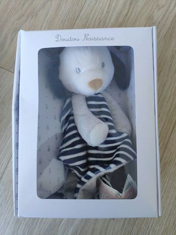 Lot doudou naissance + petite couverture dans son doudou éléphant NEUFS