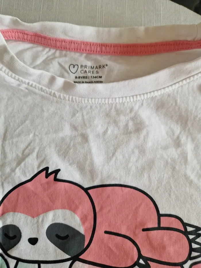 Pyjama primark 8/9 ans paresseux - photo numéro 2
