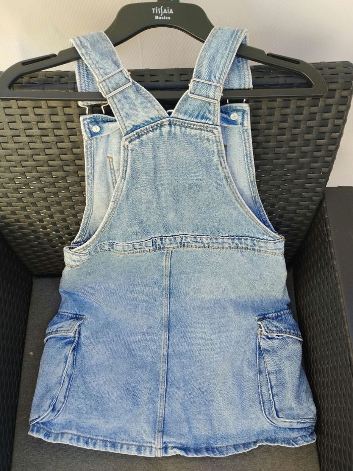 Robe salopette en jean enfants - photo numéro 3