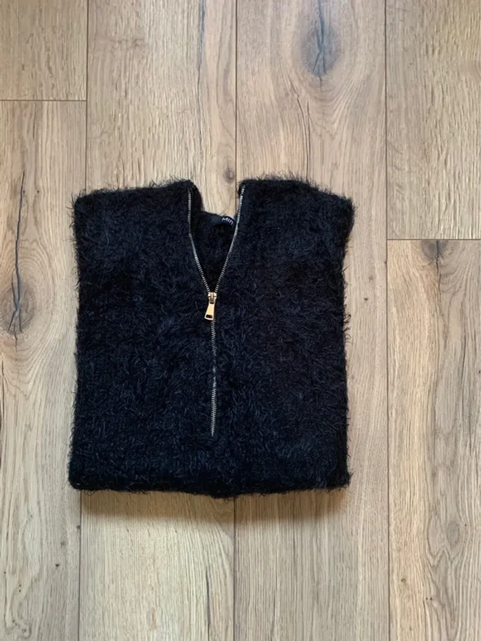 Pull Mim 1/4 zip Noir Taille XL