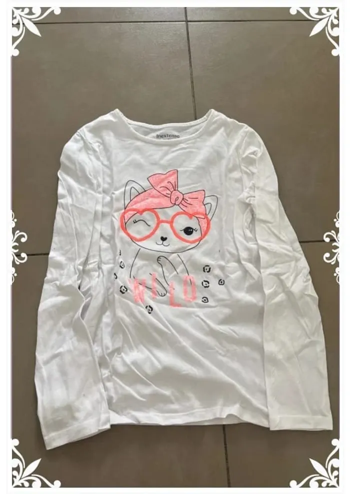 T-shirt inextenso taille 10 ans enfant fille - photo numéro 3