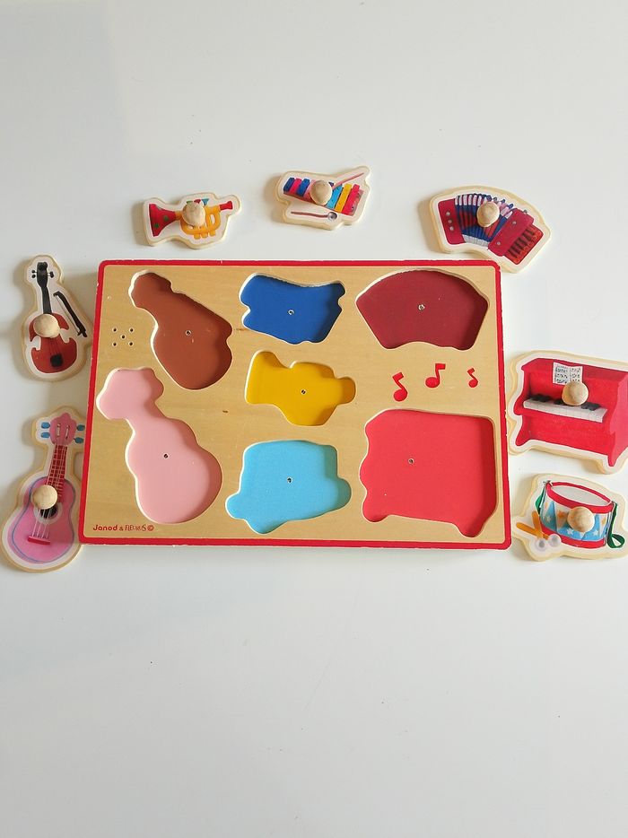 Puzzle avec sons janod & fleurus fonctionne - photo numéro 3