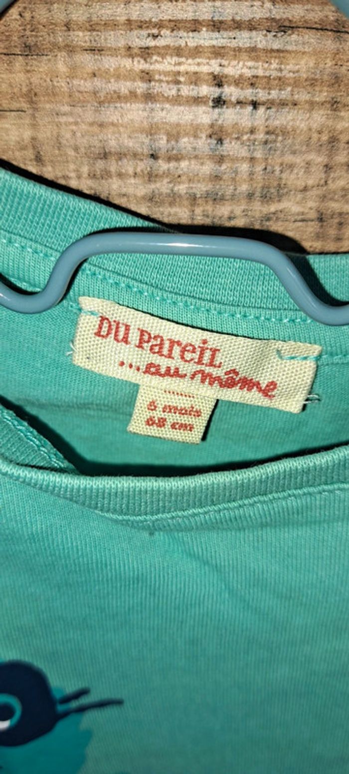 Tee-shirt manches longues Du Pareil au Même 6 mois - photo numéro 3