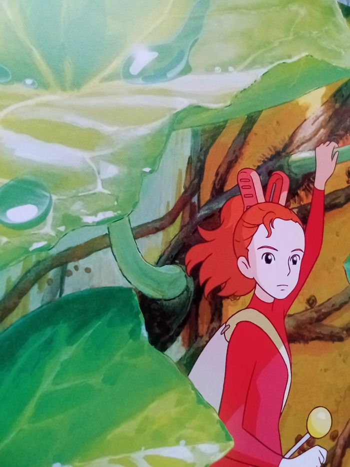Affiche Poster Arrietty et le petit monde des chapardeurs Studio Ghibli Miyazaki - photo numéro 2