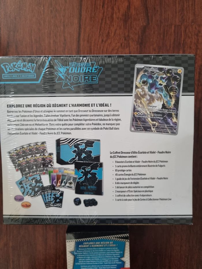 Etb+bundle pokemon foudre noire ev10.5 - photo numéro 7