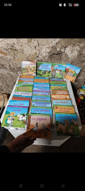 Livre sur les animaux de la ferme 