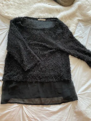 Haut noir transparent Gémo