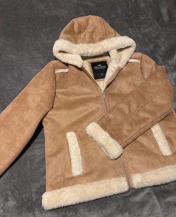 Veste d’hiver chaude en daim, Hollister, taille XL