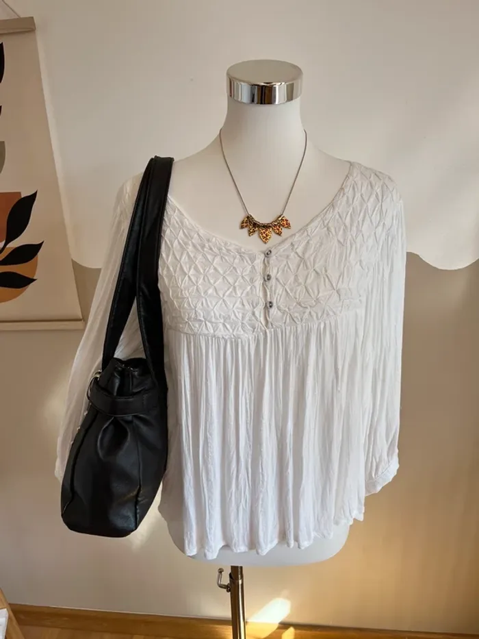 Sac vintage y2k marron en cuir synthétique très bon état [ref 2508SBl194] - photo numéro 8