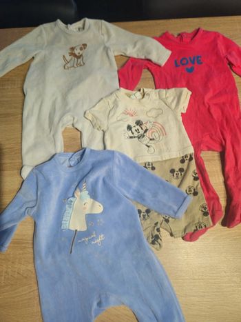 4 pyjama bb 6 mois