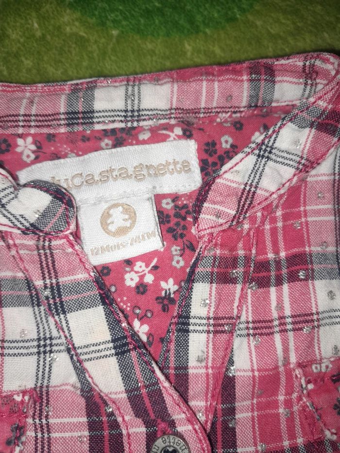 Chemise lulu castagnette 12 mois 👧 - photo numéro 4