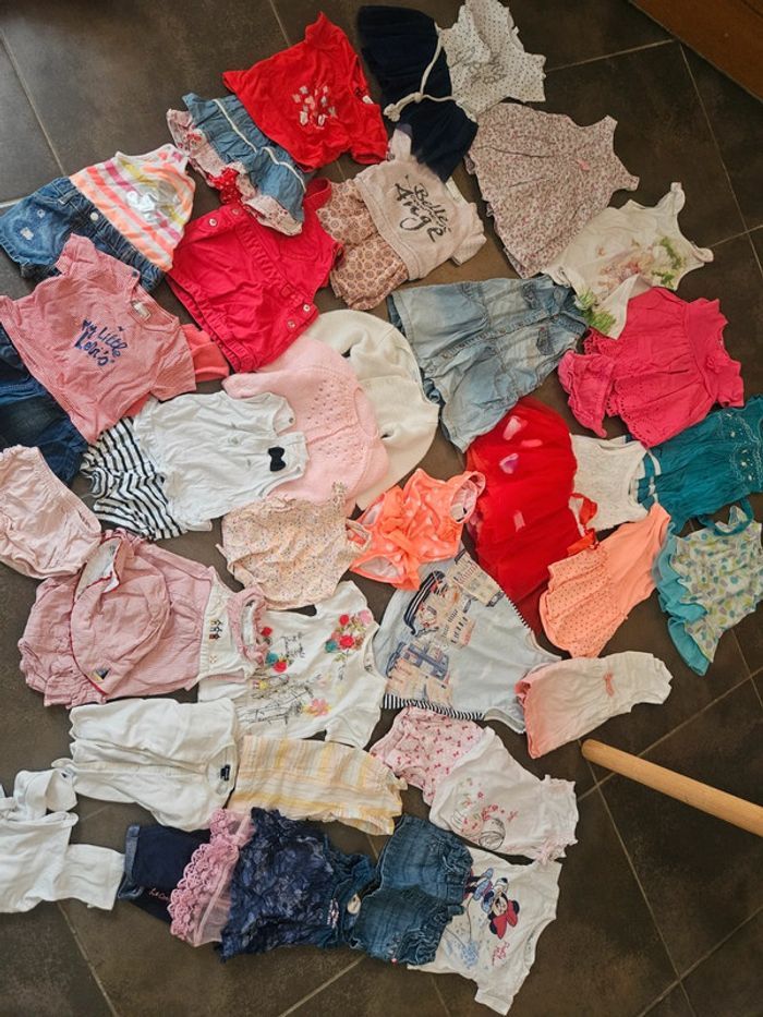 Gros lots habits robes, combi-short