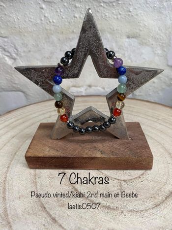 Bracelet 7 chakras, lithotherapie