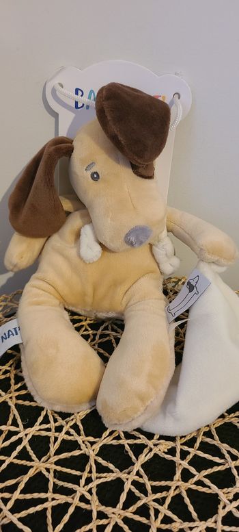 Chien BABY NAT "Bernie" beige et marron