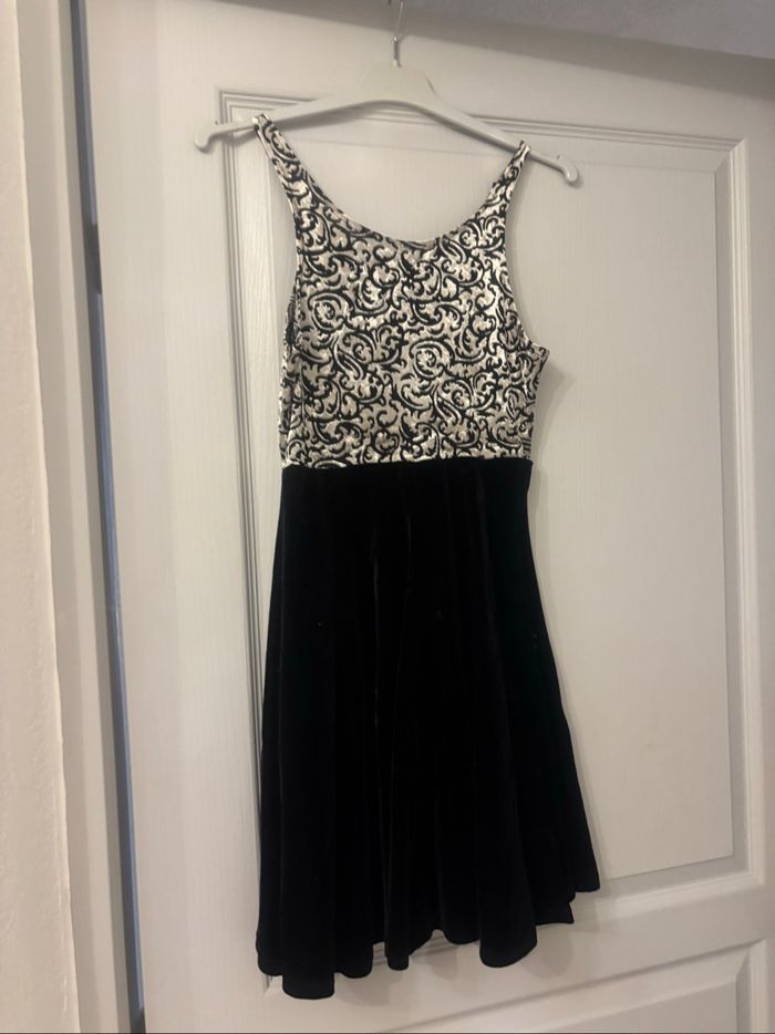 Robe en velours cacao S - photo numéro 6