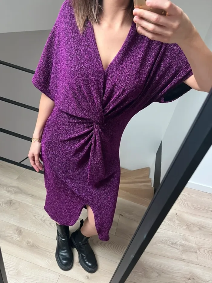 Robe élastique pailletée taille unique - photo numéro 2