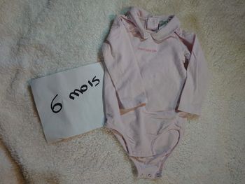 2 bodies manche longue 6 mois