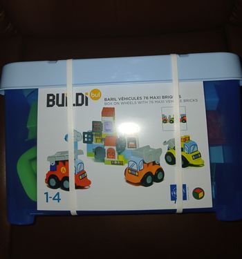 jouet garcon maxi briques 76 baril vehicules de 1 a 4 ans