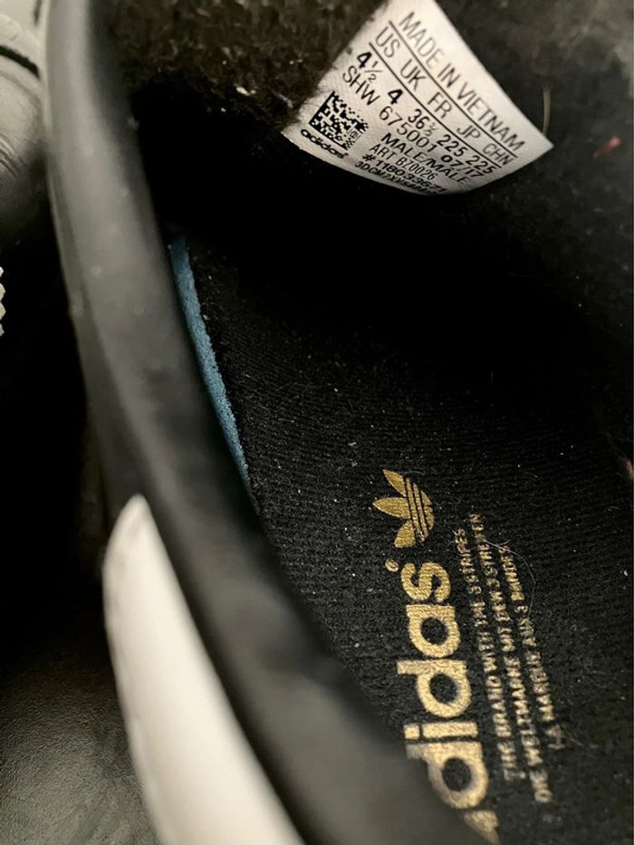 Adidas Originals Gazelle Indoor Black / White - photo numéro 10