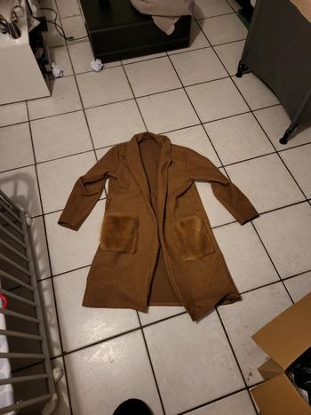 Manteau marron taille XL