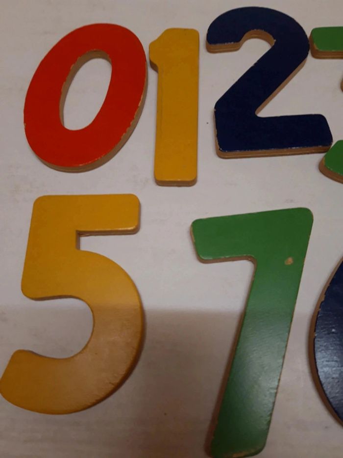 Puzzle en bois : Les chiffres - photo numéro 5