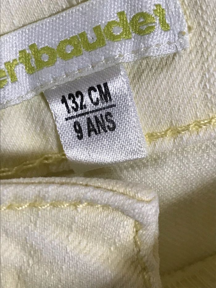 Pantalon jaune pâle Fille 9 ans - photo numéro 4